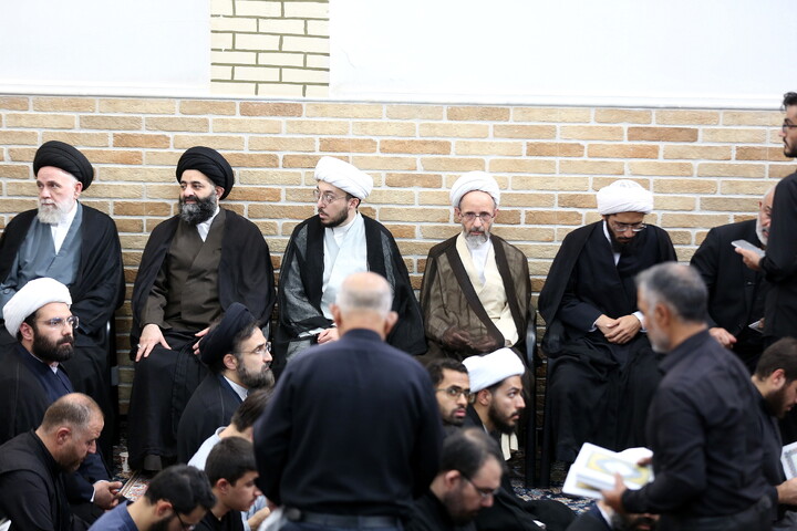 تصاویر/ مراسم وداع با پیکر مطهر حضرت آیت الله حاج سید موسی شبیری زنجانی(ره)