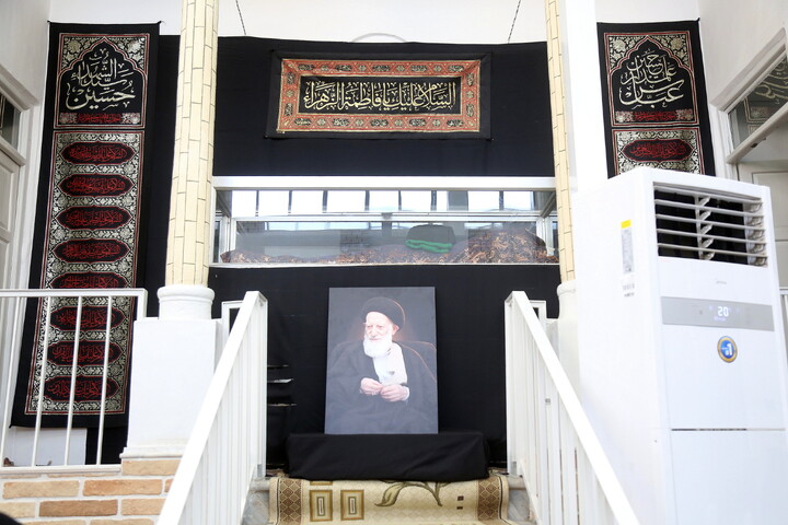 تصاویر/ مراسم وداع با پیکر مطهر حضرت آیت الله حاج سید موسی شبیری زنجانی(ره)