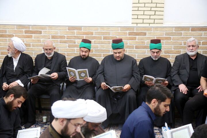 تصاویر/ مراسم وداع با پیکر مطهر حضرت آیت الله حاج سید موسی شبیری زنجانی(ره)
