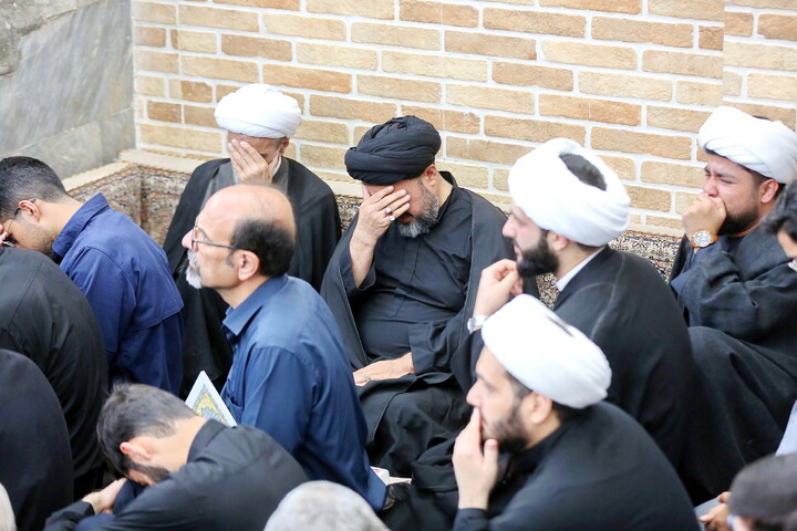 تصاویر/ مراسم وداع با پیکر مطهر حضرت آیت الله حاج سید موسی شبیری زنجانی(ره)