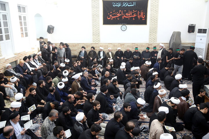 تصاویر/ مراسم وداع با پیکر مطهر حضرت آیت الله حاج سید موسی شبیری زنجانی(ره)
