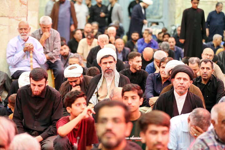 تصاویر/ مجلس روضه و عزاداری حضرت فاطمه معصومه سلام‌الله‌علیها به مناسبت سالروز رحلت مرحوم آیت‌الله حاج سیدمحمدباقر موحد