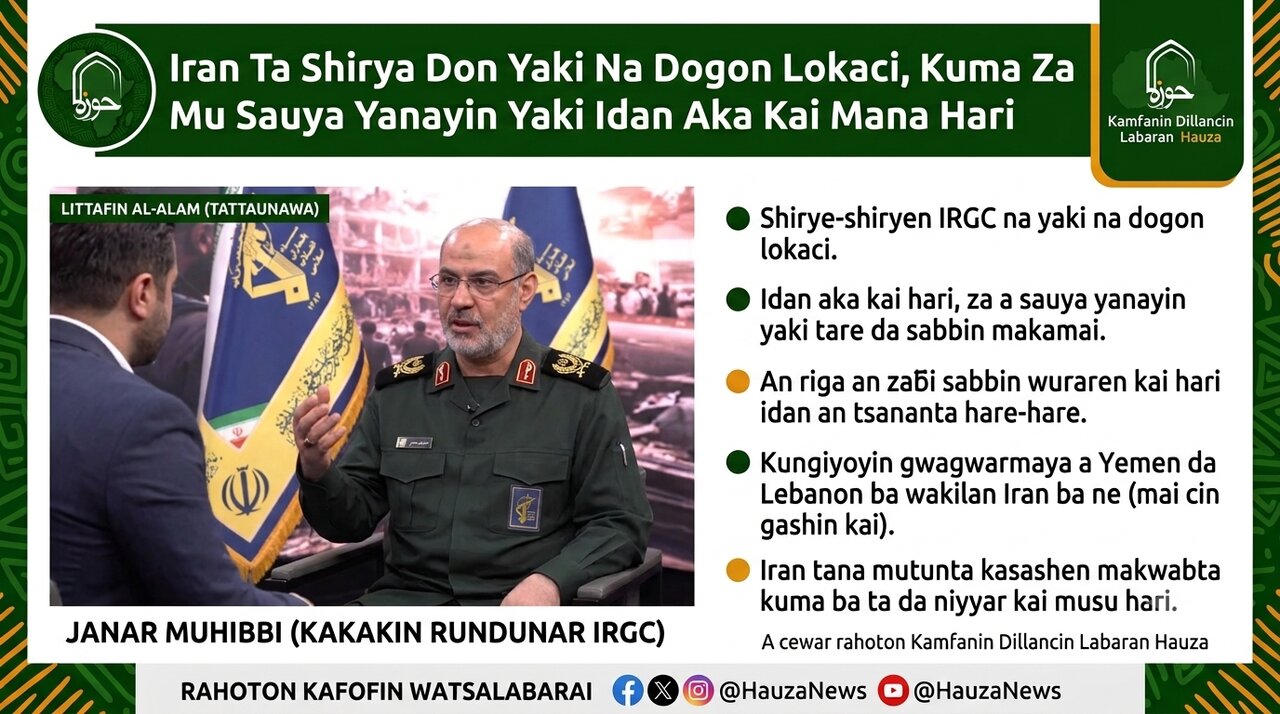Iran Ta Shirya Don Yaƙi Na Dogon Lokaci, Kuma Za Mu Sauya Yanayin Yaƙi Idan Aka Kai Mana Hari