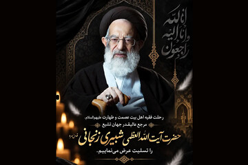 آیت‌الله العظمی شبیری زنجانی میراث‌دار فقاهت و اخلاق حوزه‌های علمیه بود
