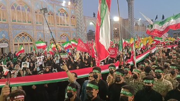 تصاویر/ رزمایش 5هزار نفری «جان‌فدایان ایران» در آران و بیدگل