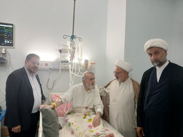 عیادت نمایندگان آیت‌الله اعرافی از روحانی ترکیه‌ای + عکس