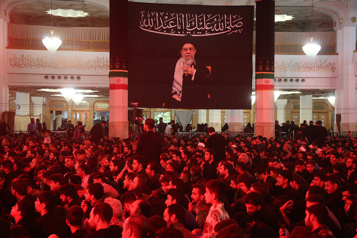 عزاداری پرشور نسل جوان در شب رحلت حضرت معصومه(س)
