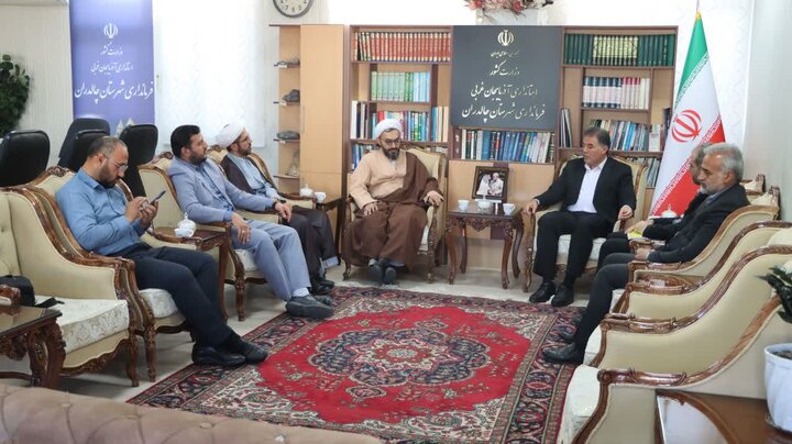 تصاویر/ سفر مدیر کل تبلیات اسلامی آذربایجان غربی به چالدران