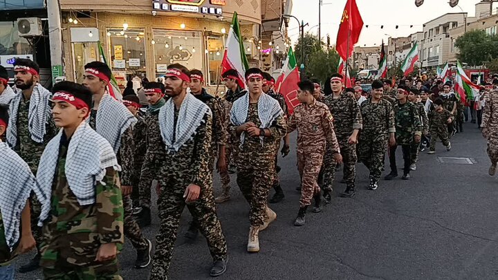 تصاویر/ رزمایش 5هزار نفری جان‌فدایان ایران در آران و بیدگل