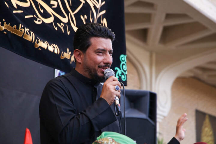 سوگواری مواکب‌داران عراقی در آستان کریمه اهل‌بیت(س)