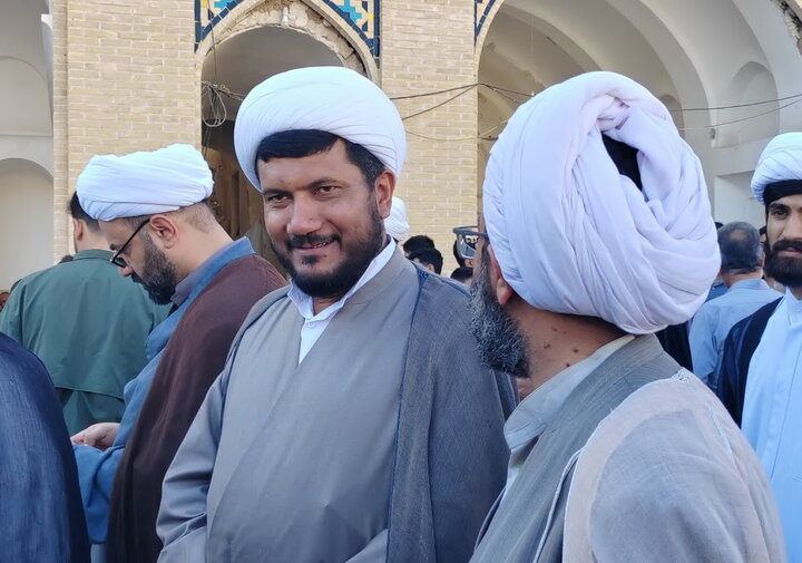 تصاویر/ مدیران و اساتید مدارس علمیه آران و بیدگل در همایش جانفدای ایران