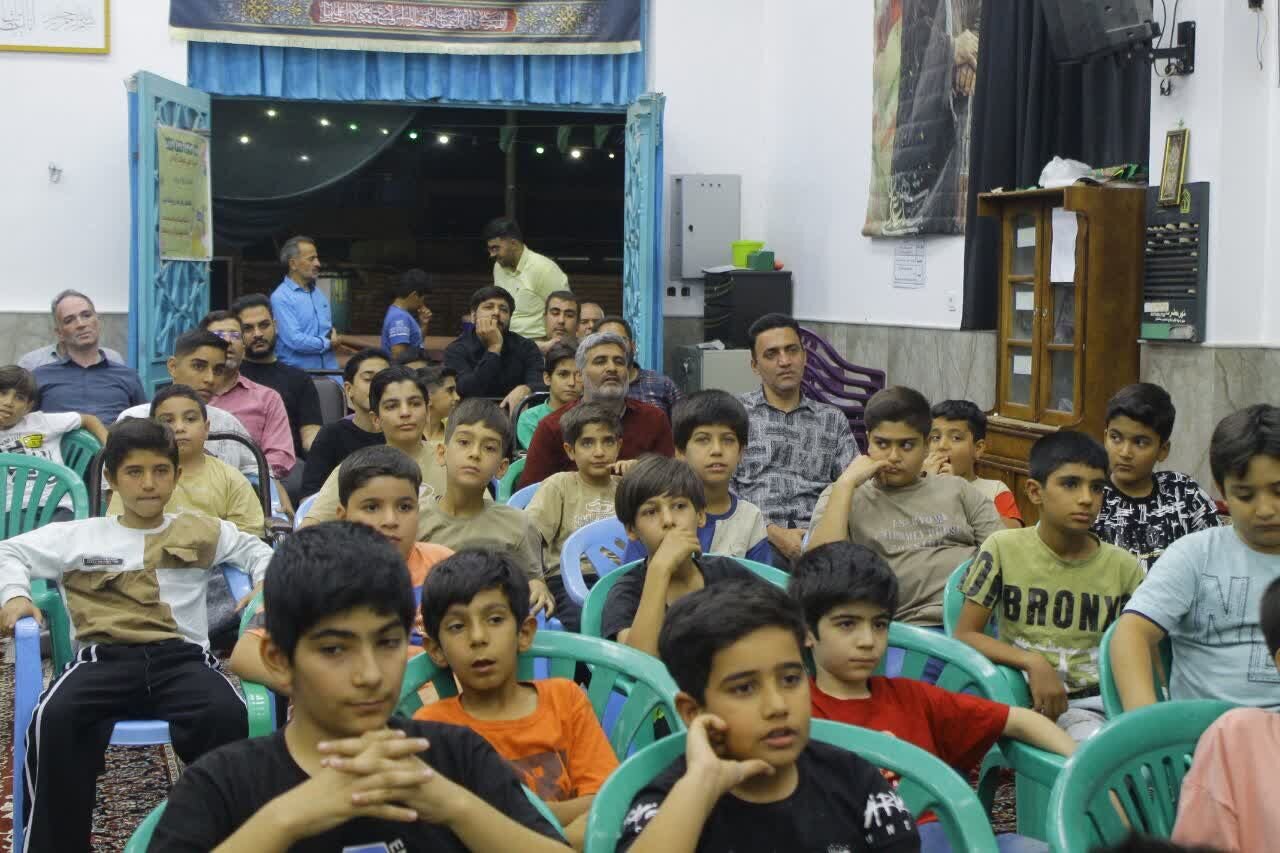 برگزاری اختتامیه برنامه‌های تابستانی کانون مسجد امام هادی(ع) آران و بیدگل