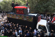 تشييع جثمان آية الله العظمى الشبيري الزنجاني في قم + صور وفيديو