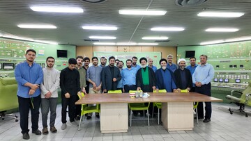 تصاویر/ بازدید رئیس شورای هماهنگی تبلیغات اسلامی استان همدان و قائم مقام حوزه علمیه همدان از نیروگاه شهید مفتح
