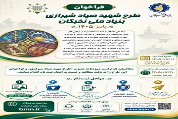 فراخوان ثبت‌نام طرح «شهید صیاد شیرازی» ویژه دانش‌آموختگان برتر دانشگاهی و حوزوی