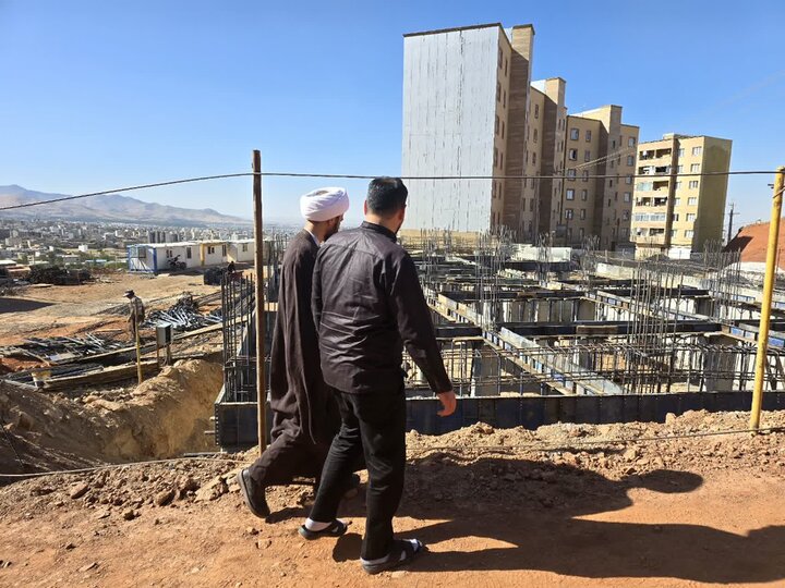 تصاویر/  بازدید نظارتی از پروژه مسکونی شهرک بهشتی همدان