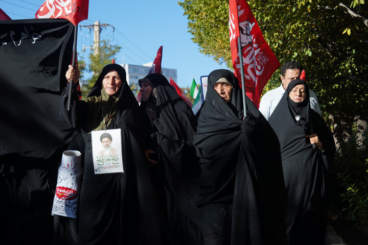 تصاویر / راهپیمایی عفت فاطمی در قزوین برگزار شد