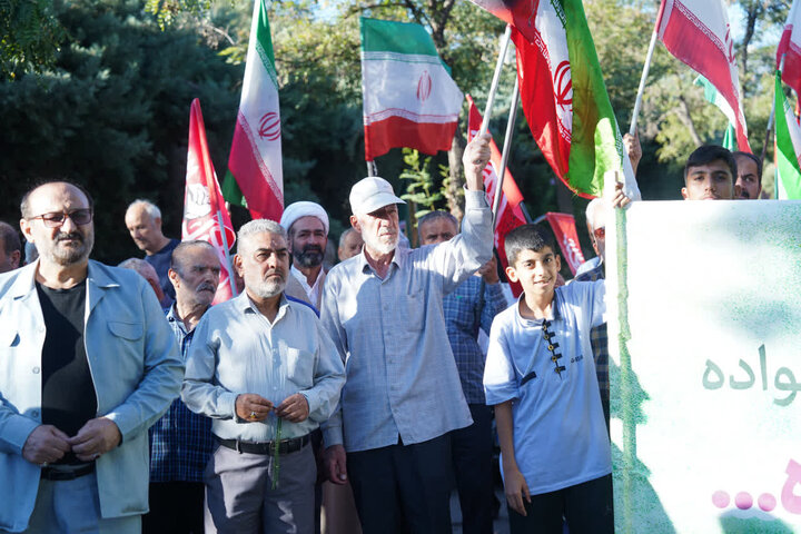 تصاویر / راهپیمایی عفت فاطمی در قزوین برگزار شد