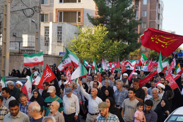 تصاویر / راهپیمایی عفت فاطمی در قزوین برگزار شد