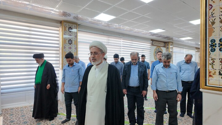 تصاویر/ بازدید رئیس شورای هماهنگی تبلیغات اسلامی استان همدان و قائم مقام حوزه علمیه همدان از نیروگاه مفتح همدان