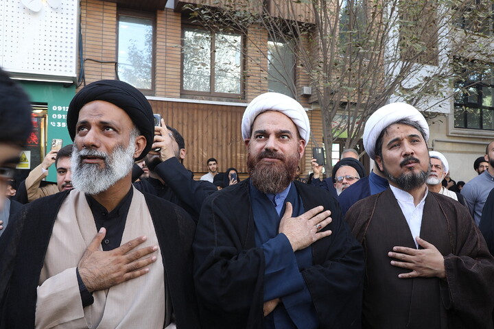 تصاویر/ تشییع پیکر آیت‌الله‌العظمی شبیری‌زنجانی در قم