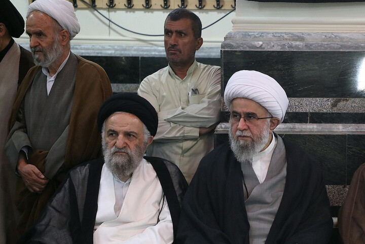 تصاویر/ تشییع پیکر آیت‌الله‌العظمی شبیری‌زنجانی در قم