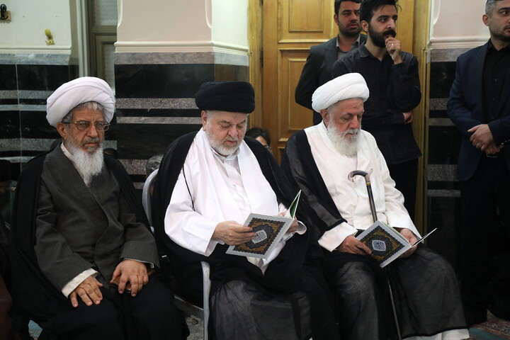 تصاویر/ تشییع پیکر آیت‌الله‌العظمی شبیری‌زنجانی در قم