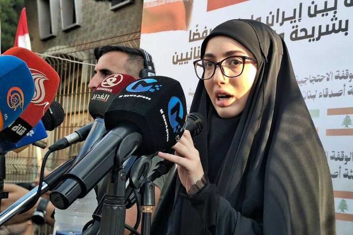 تجمعی اعتراضی در برابر «مجلس اسلامی شیعیان» در اعتراض به تداوم ممنوعیت پروازها میان لبنان و ایران