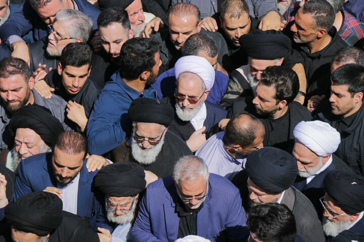 تصاویر/ تشییع پیکر مرجع عالی‌قدر شیعیان آیت‌الله‌العظمی سید موسی شبیری زنجانی در قم