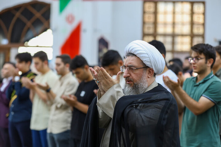 تصاویر | آئین نواخته شدن زنگ نماز در موسسه قرآن و عترت نورالائمه تبریز