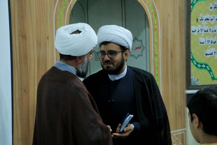 تصاویر| حضور حجت‌الاسلام والمسلمین احسانی در جمع اساتید و طلاب مدرسه علمیه رضویه بیرجند