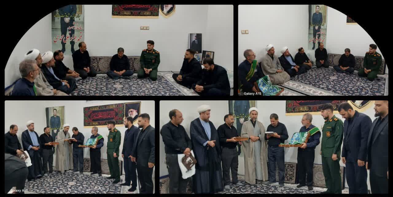 دیدار خادمین حرم امامزاده سید علی(ع) با خانواده شهید محمدجواد علی‌محمدی
