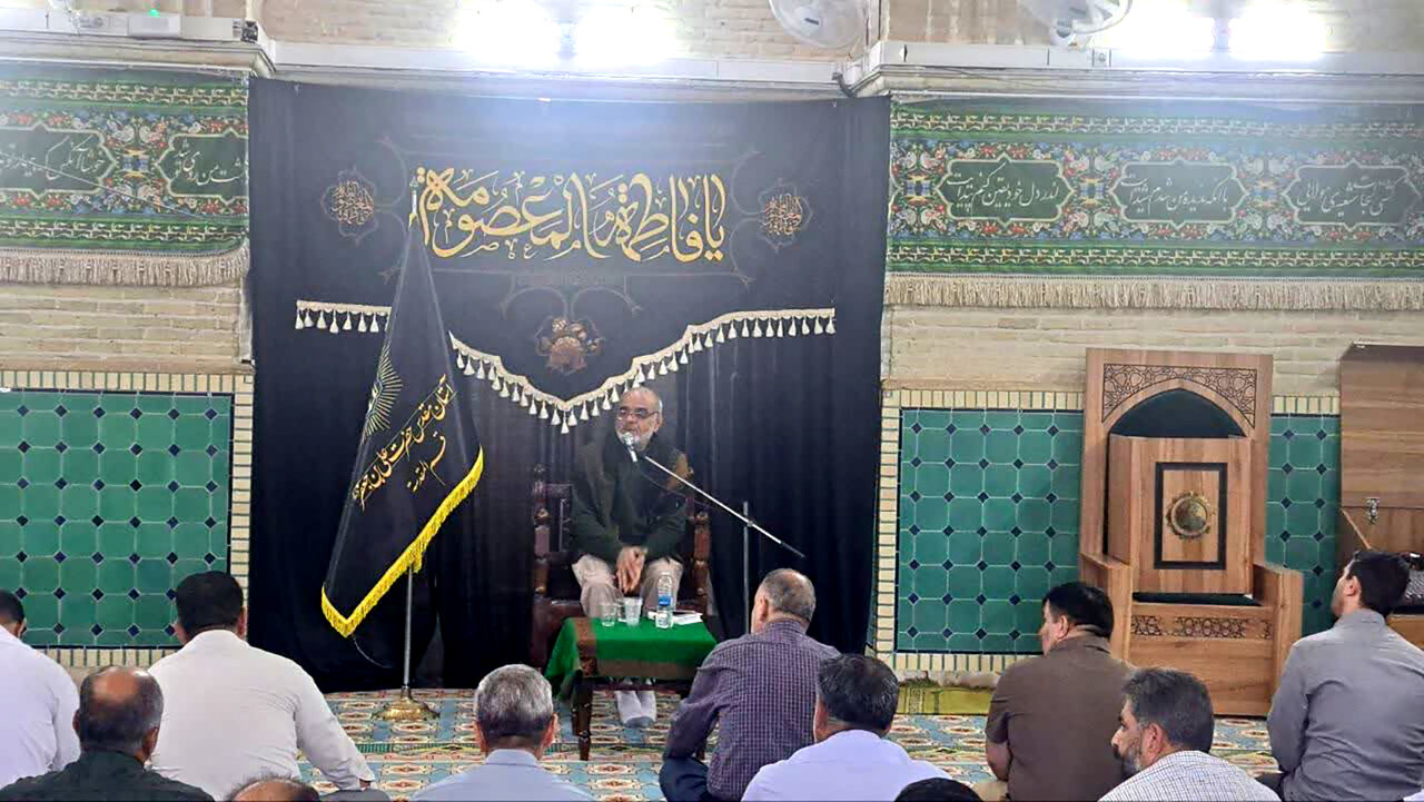 برگزاری مراسم عزاداری حضرت معصومه(س) در آستان امامزاده علی بن جعفر(ع)