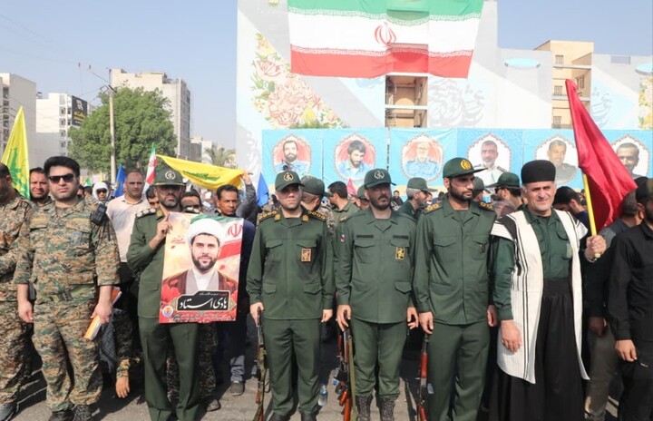 رزمایش جانفدایان استان خوزستان در اهواز