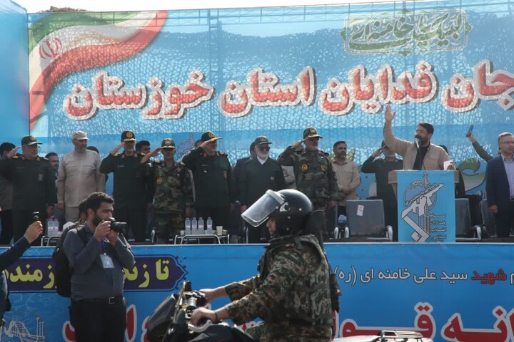 رزمایش جانفدایان استان خوزستان در اهواز