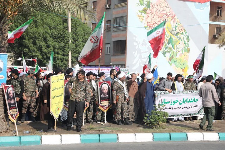 رزمایش جانفدایان استان خوزستان در اهواز