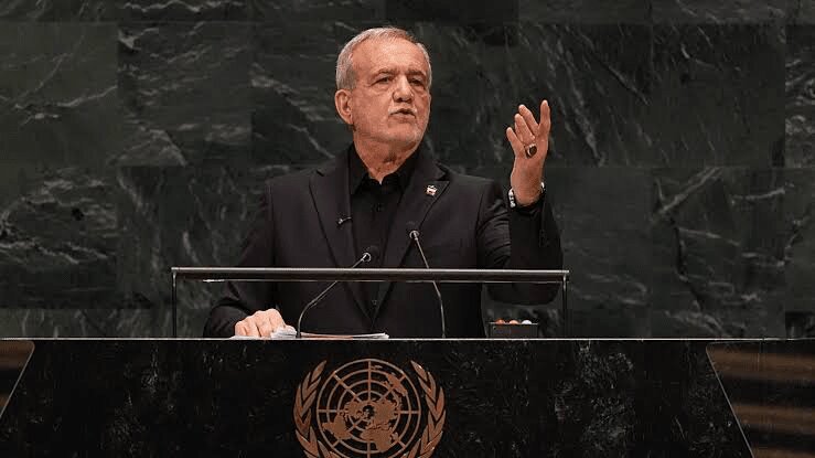 نیویارک میں صدر ایران کا خطاب؛ ایران دباؤ کے سامنے نہیں جھکے گا، مذاکرات کا دروازہ کھلا ہے