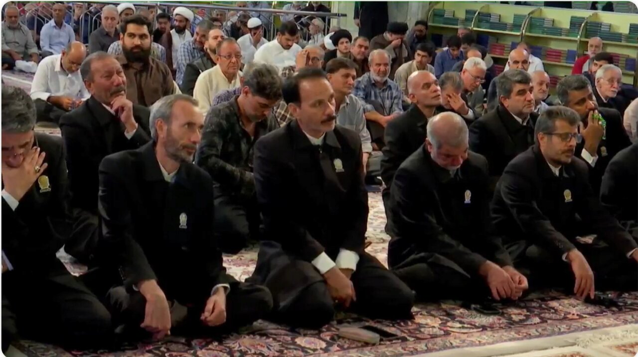 مراسم بزرگداشت و ترحیم عالم ربانی حضرت آیت‌الله العظمی شبیری زنجانی در حرم مطهر رضوی