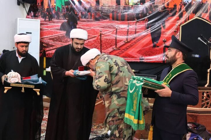 حضور خادمان حرم حضرت معصومه(س) در جمع مدافعان وطن و خانواده شهدا در خوزستان