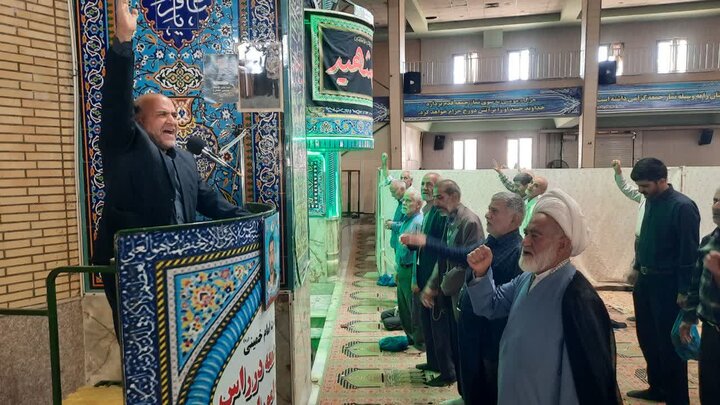 تصاویر/اقامه نماز عبادی سیاسی جمعه در خمین