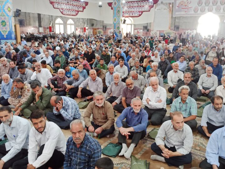 تصاویر/ نمازعبادی سیاسی جمعه کاشان