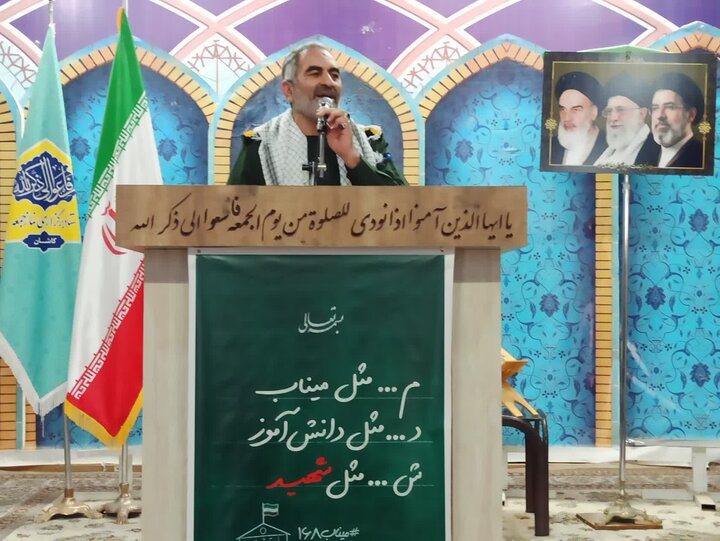تصاویر/ نمازعبادی سیاسی جمعه کاشان