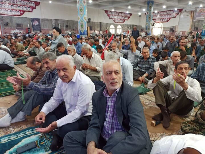 تصاویر/ نمازعبادی سیاسی جمعه کاشان