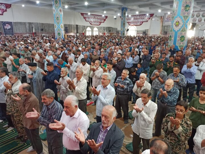 تصاویر/ نمازعبادی سیاسی جمعه کاشان