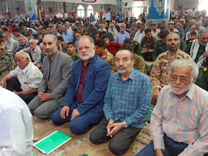 تصاویر/ نمازعبادی سیاسی جمعه کاشان