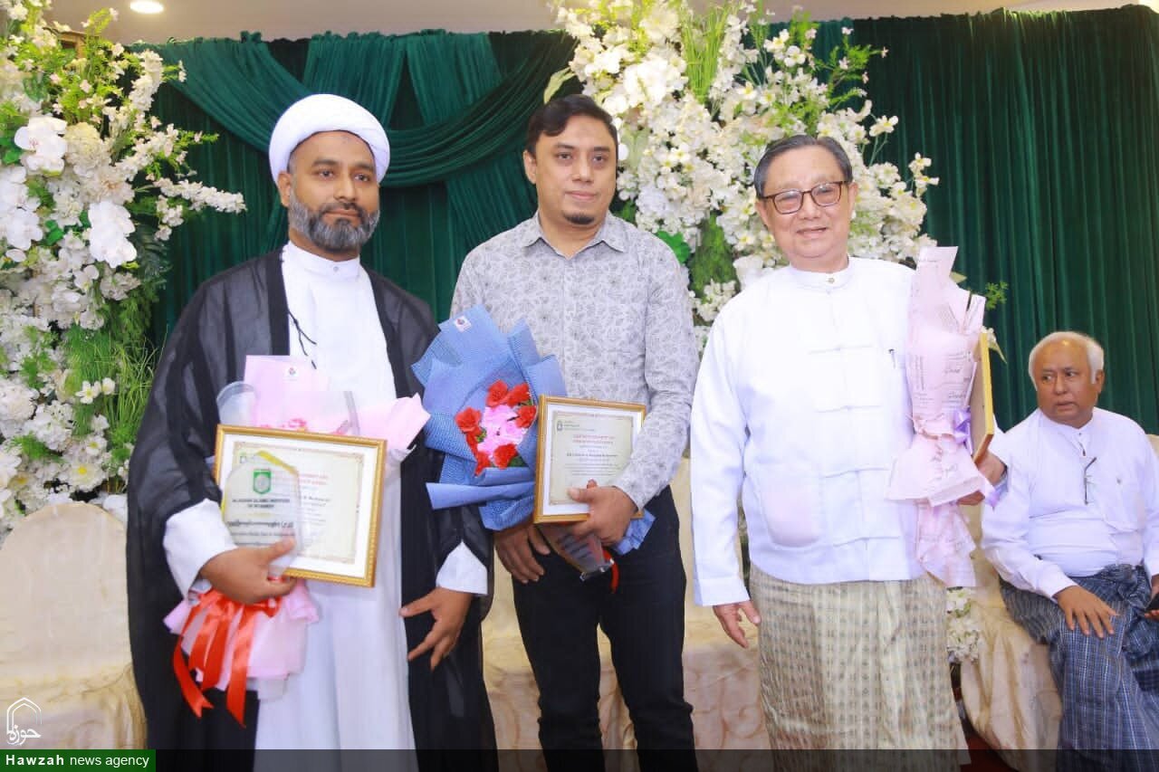 মিয়ানমারের ইয়াঙ্গুন শহরে শিয়া আলেম ও বিশিষ্ট মুসলিম ব্যক্তিত্বদের সম্মাননা
