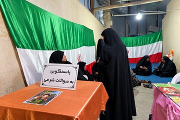تجلی توانمندی بانوان طلبه در خدمت خانواده؛ گزارشی از فعالیت موکب کانون دانش‌آموختگان ملایر