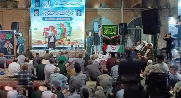 تصاویر/ یادواره شهدای گمنام مسجد انقلاب ساوه