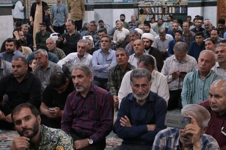 مراسم عمامه گذاری جمعی از طلاب مدرسه علمیه شوشتر
