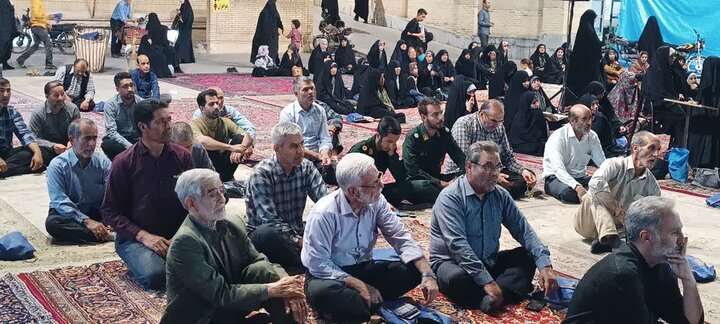 تصاویر/یادواره شهدای گمنام مسجد انقلاب ساوه